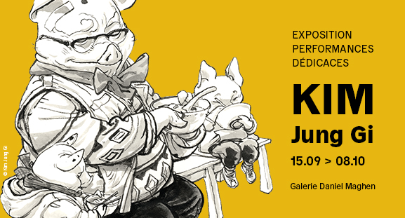 Exposition, performances et d�dicaces, Kim Jung Gi se produira � la galerie Daniel Maghen du 15 septembre au 8 octobre 2022